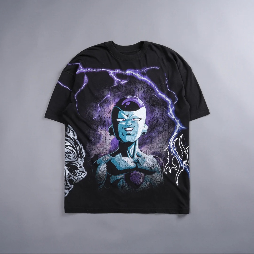 FRIEZA ENERGY "PREMIUM" OVERSIZED TEE IN BLACK (Soldout)‼️🐺🐉